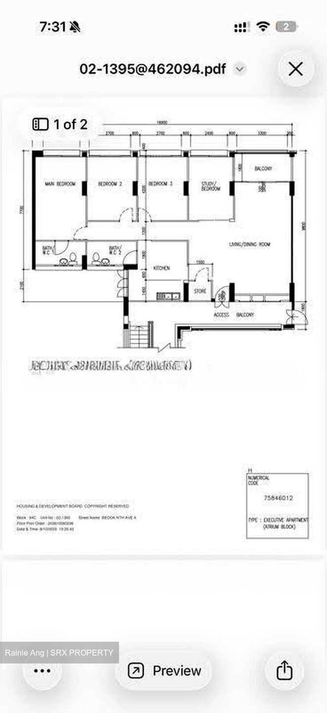 Blk 94C Bedok North Avenue 4 (Bedok), HDB Executive #629828961